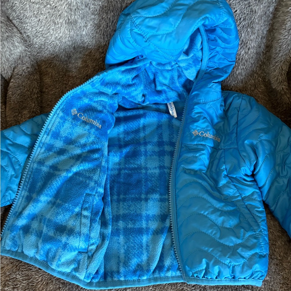 Columbia Kids Vibrant Blue Puffer Jacket